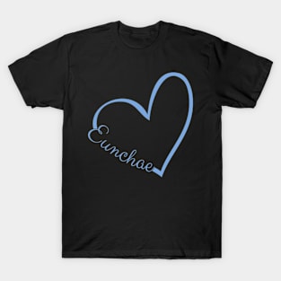 Eunchae Le Sserafim Heart T-Shirt